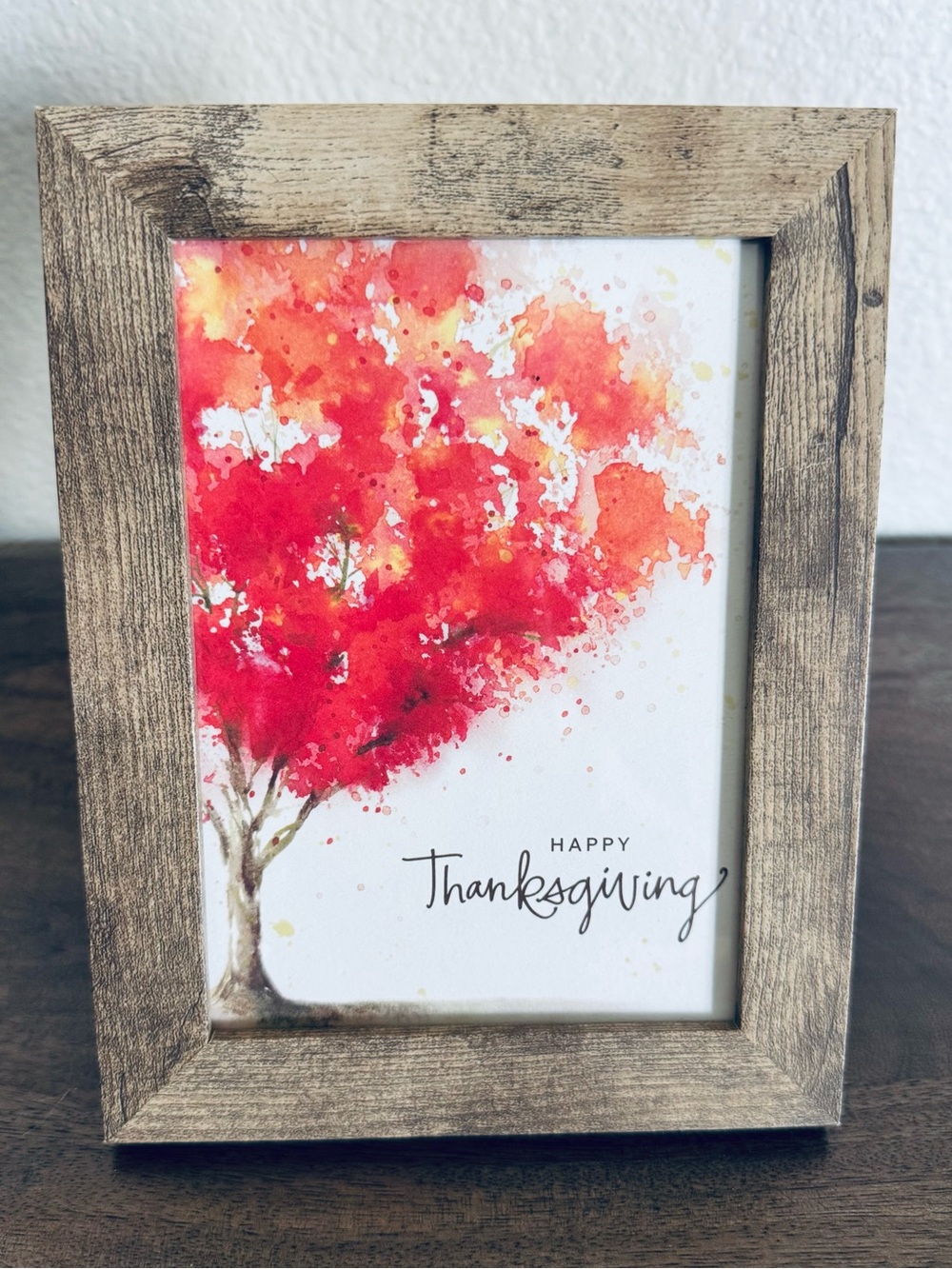 Happy Thanksgiving Farmhouse Framed Art Print